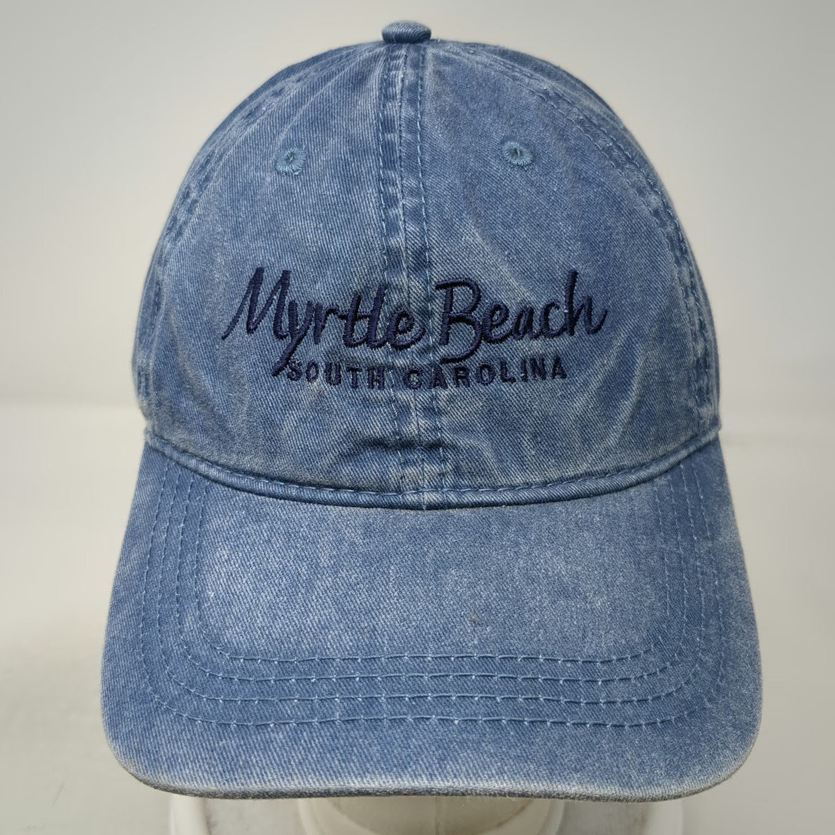 Prairie Mountain Baseball Cap Blue One Size Myrtle Beach South Carolina Hat