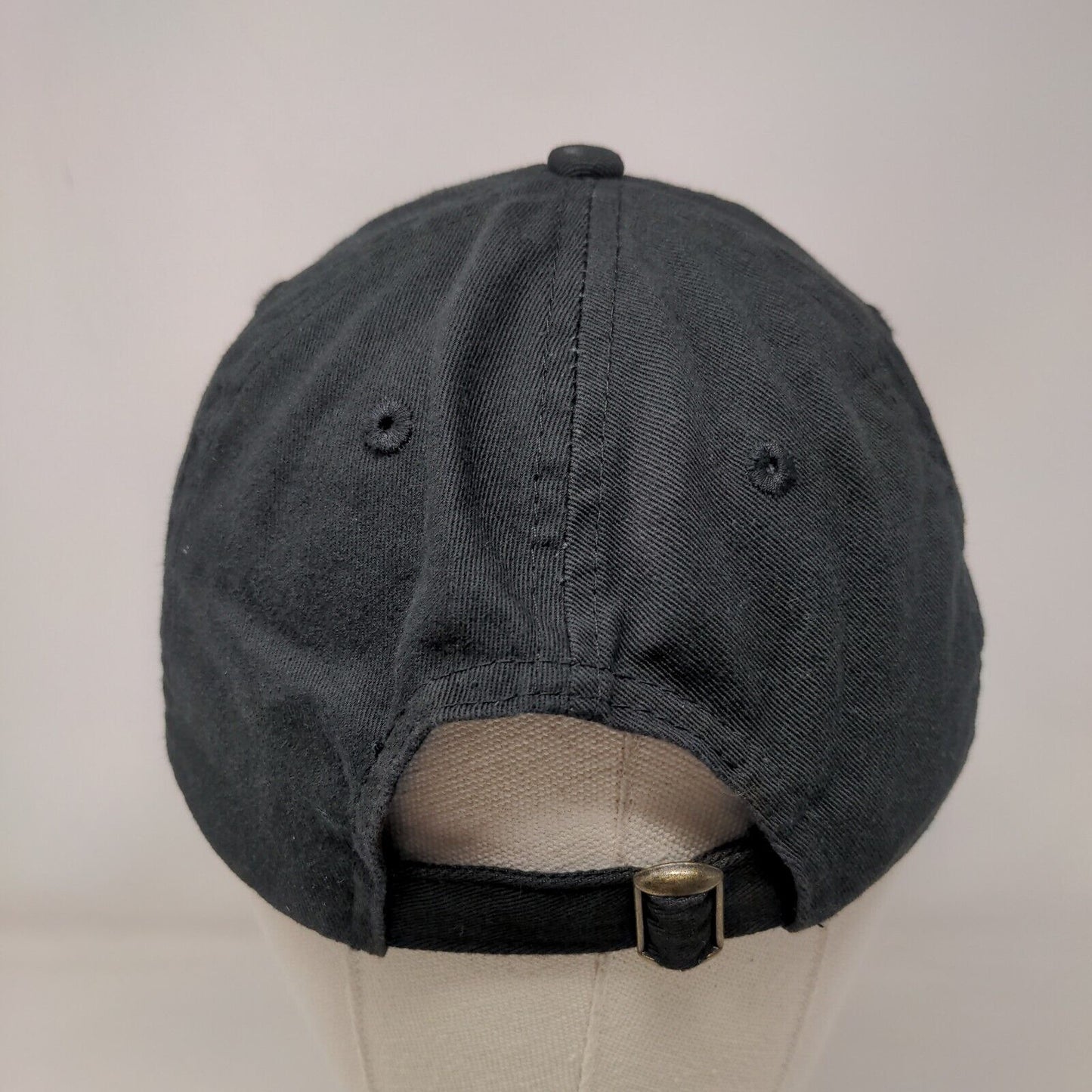 Mama B's Pizzeria Slideback Hat Black One Size Adjustable Embroidered Cotton