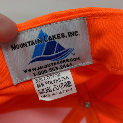 Mountain Lakes Inc Baseball Cap Orange One Size First Hunt Foundation Logo Hat