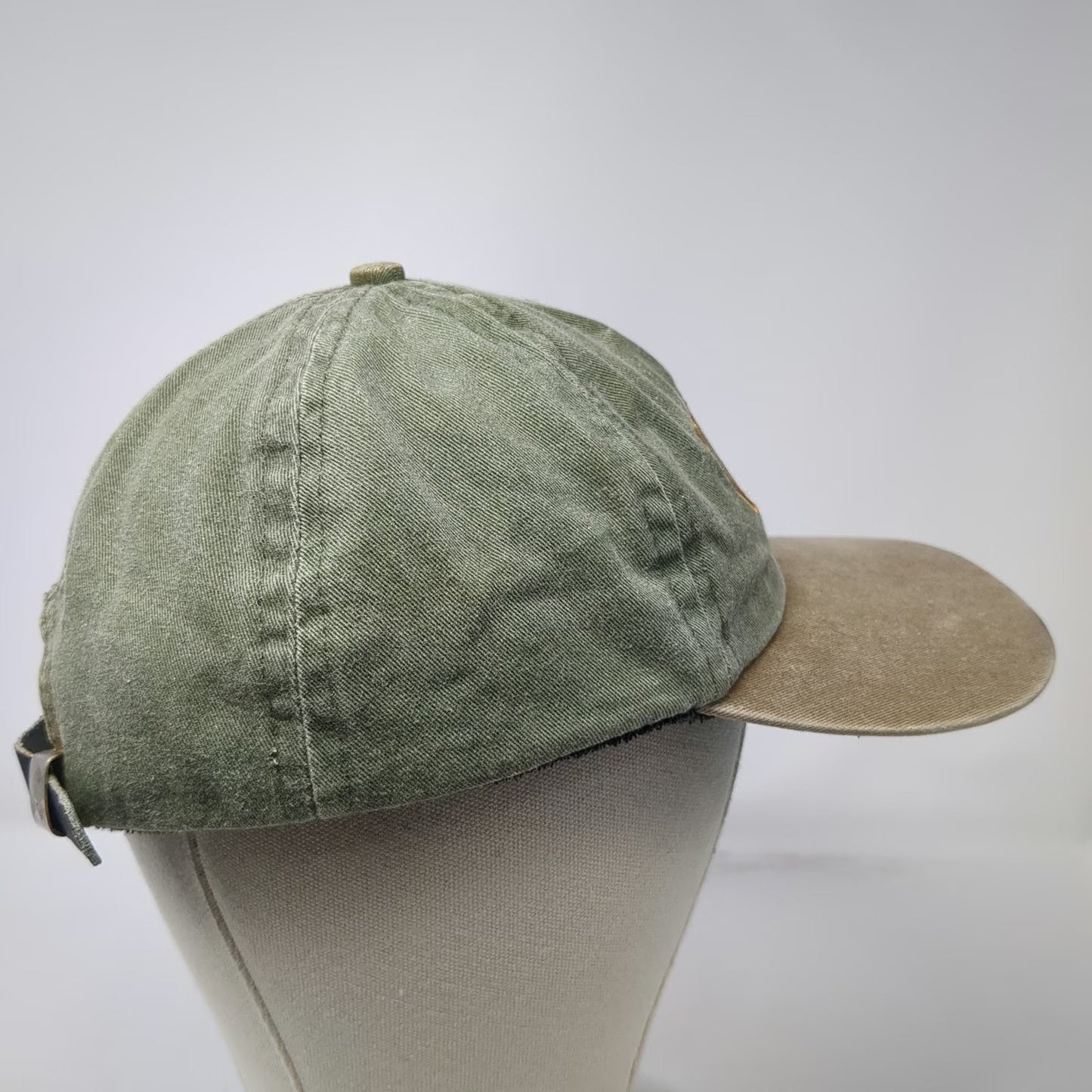Imperial Baseball Cap Green Brown Gold One Size Vail Embroidered Hat Slideback