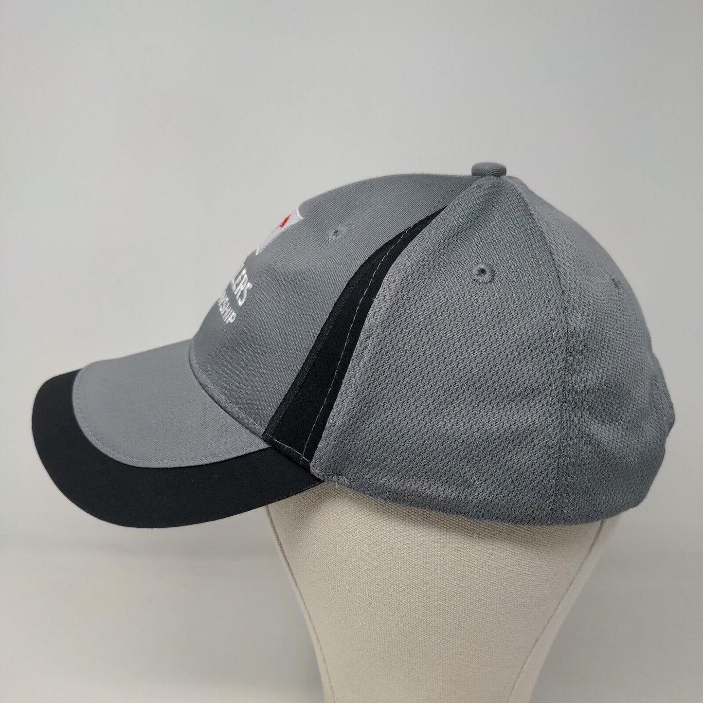 WearGuard Men's Strapback Hat Gray Size OS Embroidered Travelers Championship