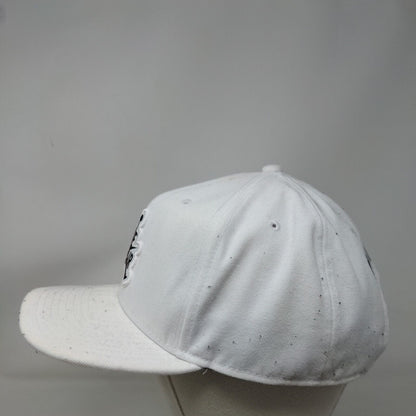 Nike Air Jordan Jumpman Snapback Hat White OSFM Embroidered 6 Panel