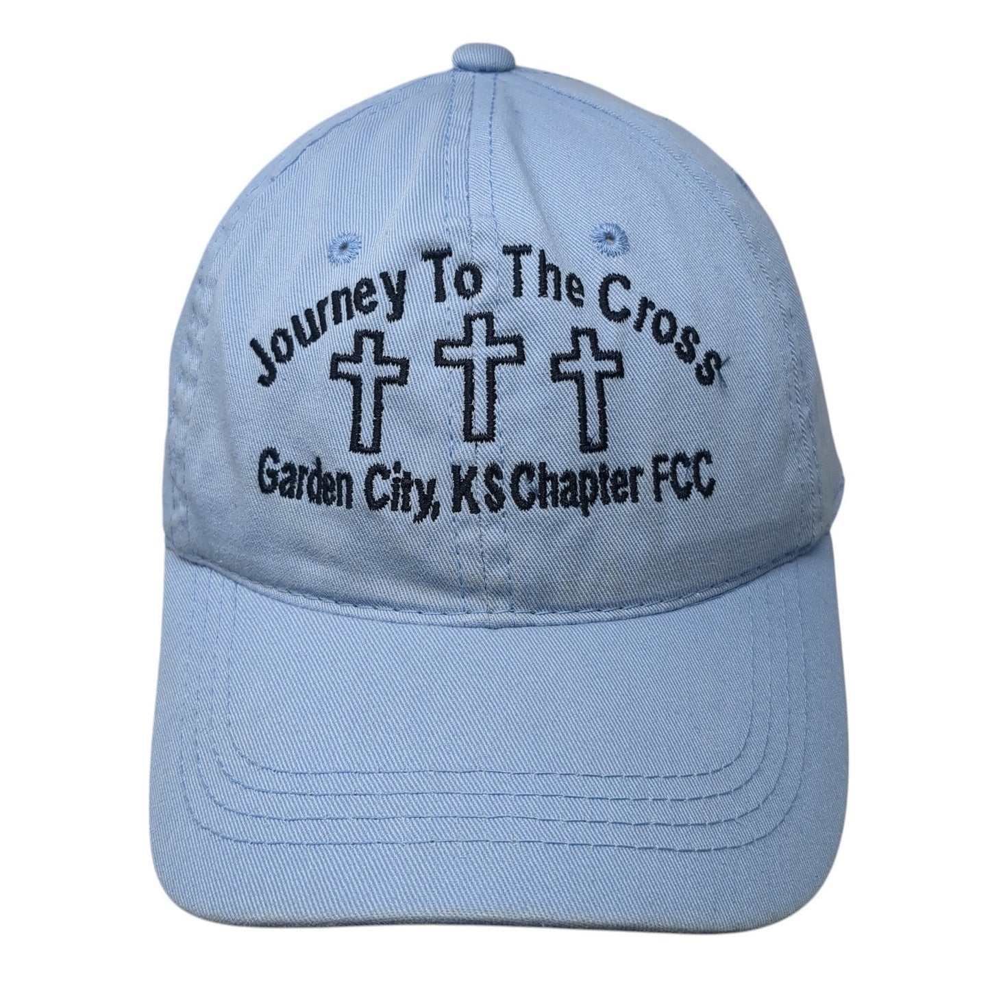 Journey To The Cross Garden City KS Chapter FCC Baseball Cap Blue OS Adjustable