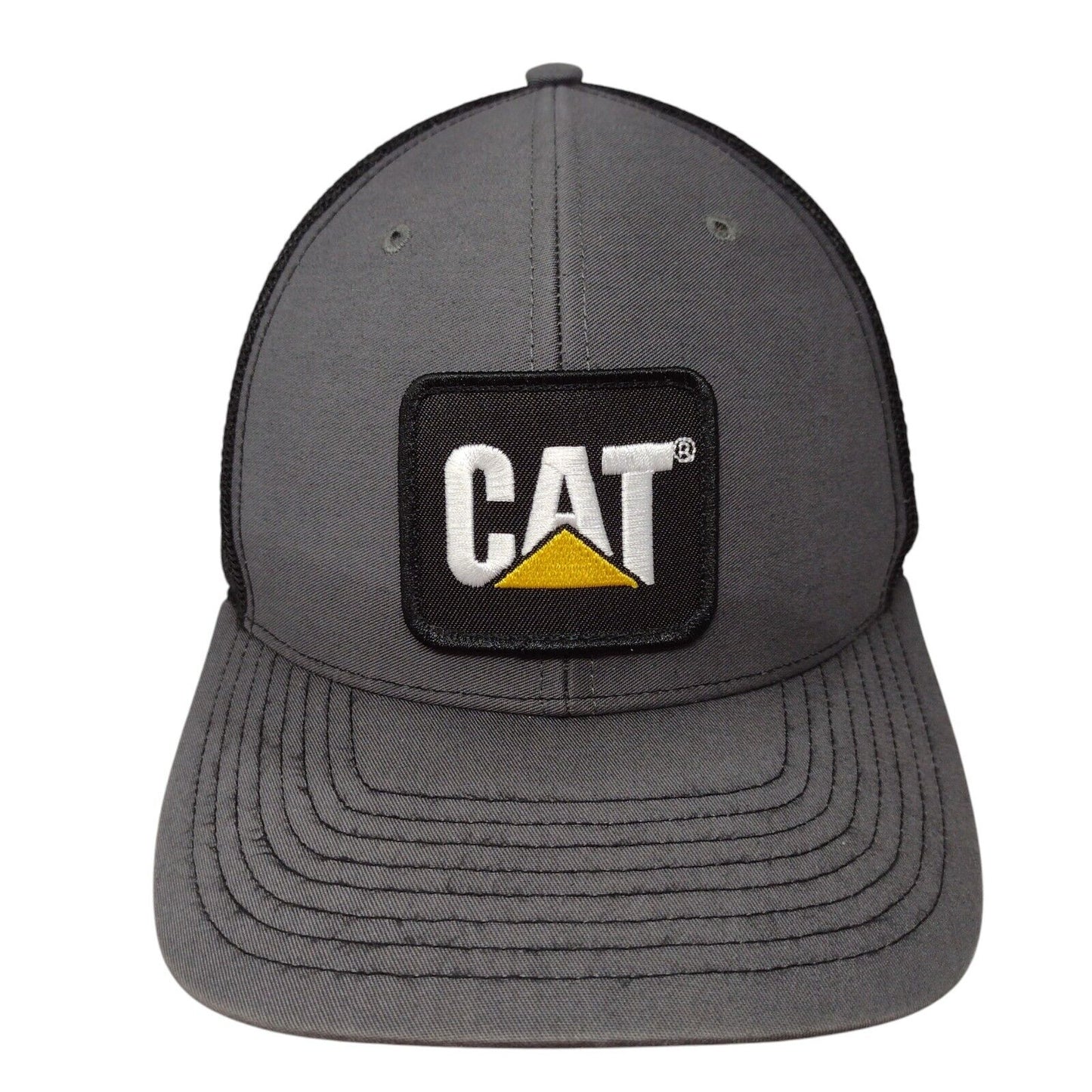 CAT Patch Snapback Trucker Hat Gray OSFA Western States Equipment