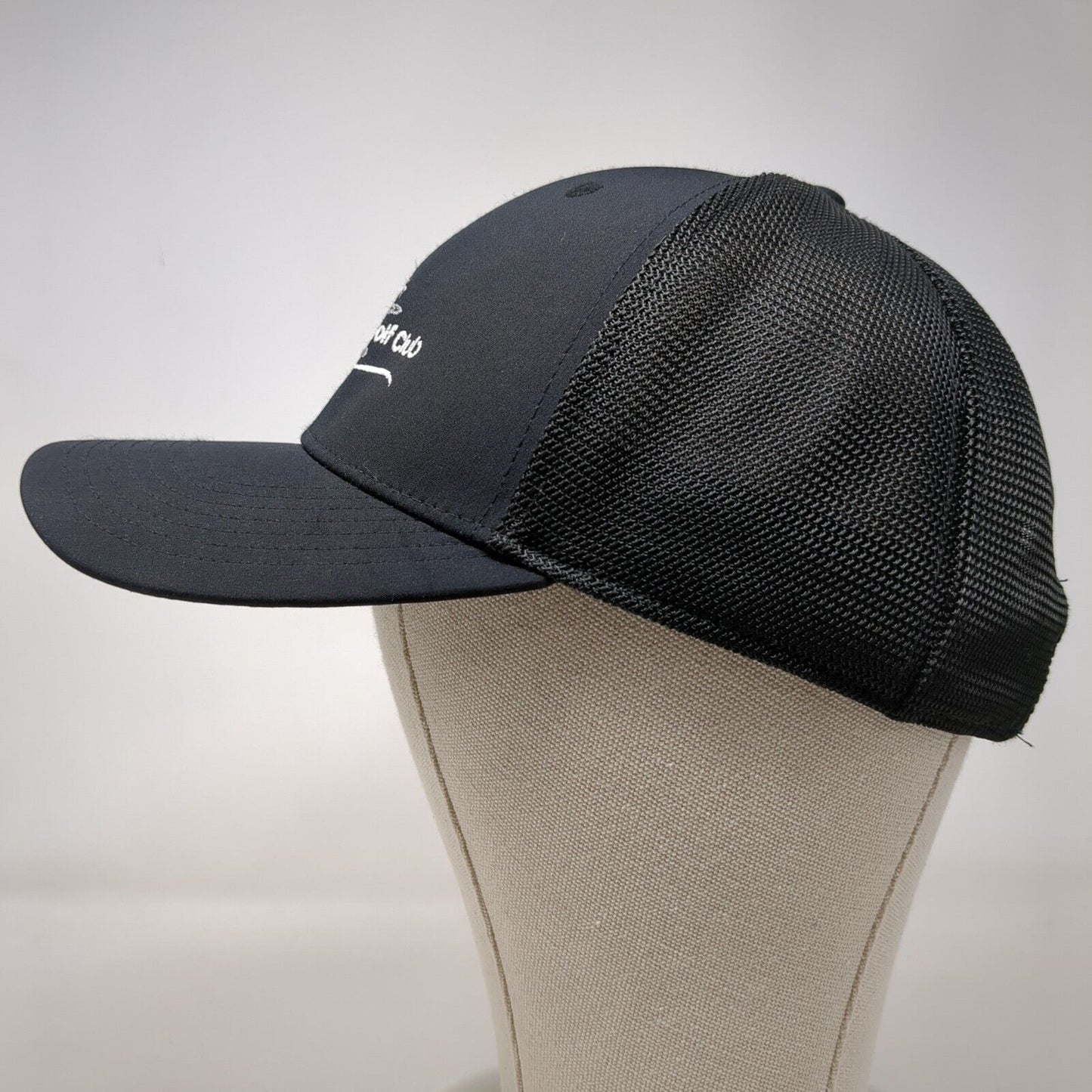 Lakeview Golf Club Snapback Trucker Hat Black OSFM Adjustable Mesh Back Adidas