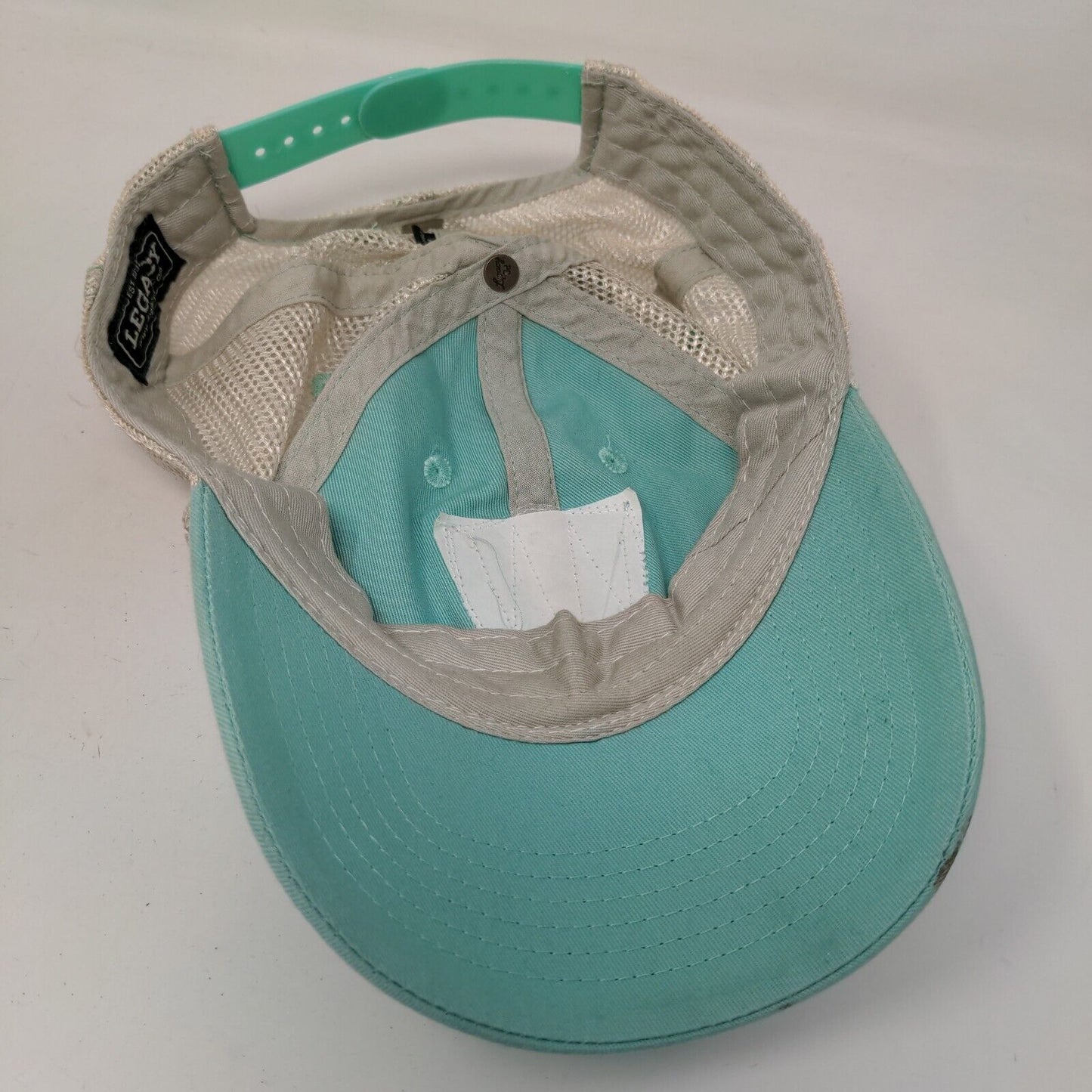 Legacy Women's Snapback Mesh Back Hat Blue Boca Grande Florida Embroidered