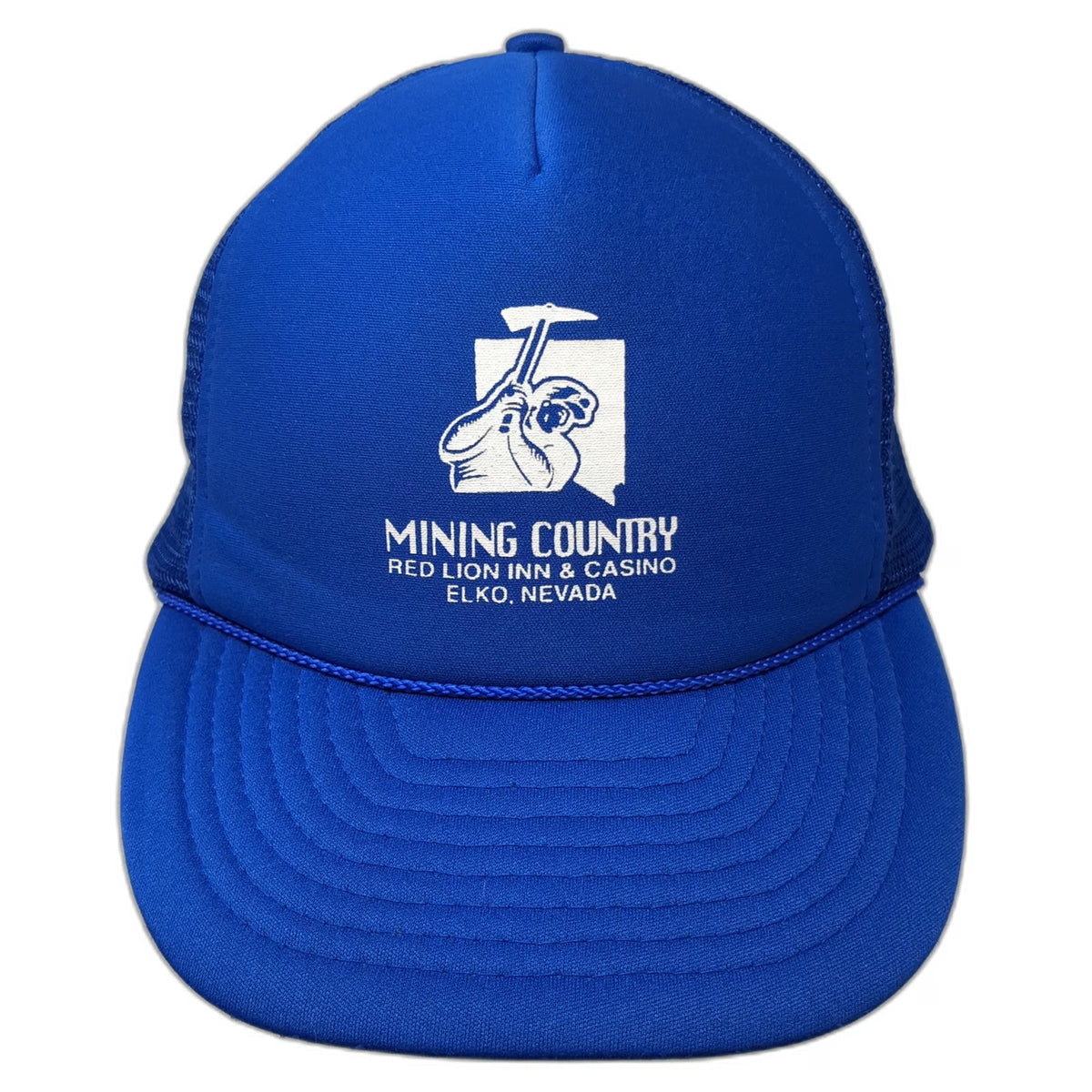 Nissun Blue Trucker Hat One Size Red Lion Inn Casino Elko Nevada Mining Country