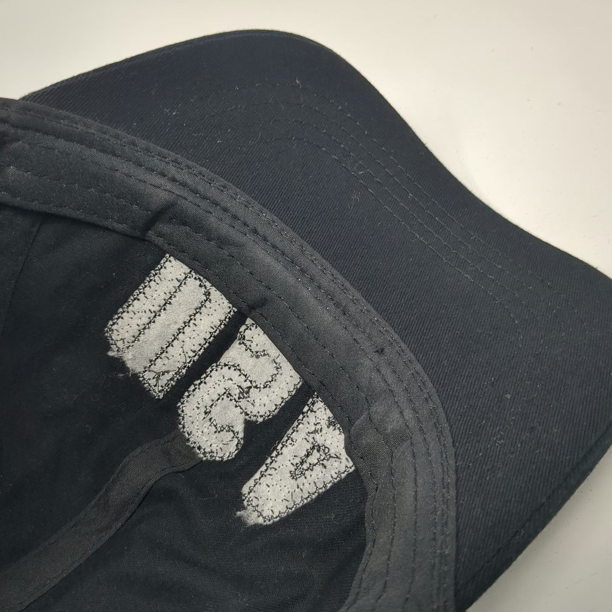 David and Young Baseball Cap Black OSFM USA Embroidered Applique Slideback Hat