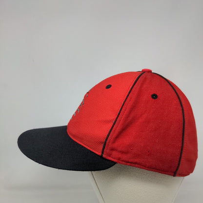 Jordan Jumpman Fitted Hat Red 7 3/8 Embroidered Colorblock 6 Panel