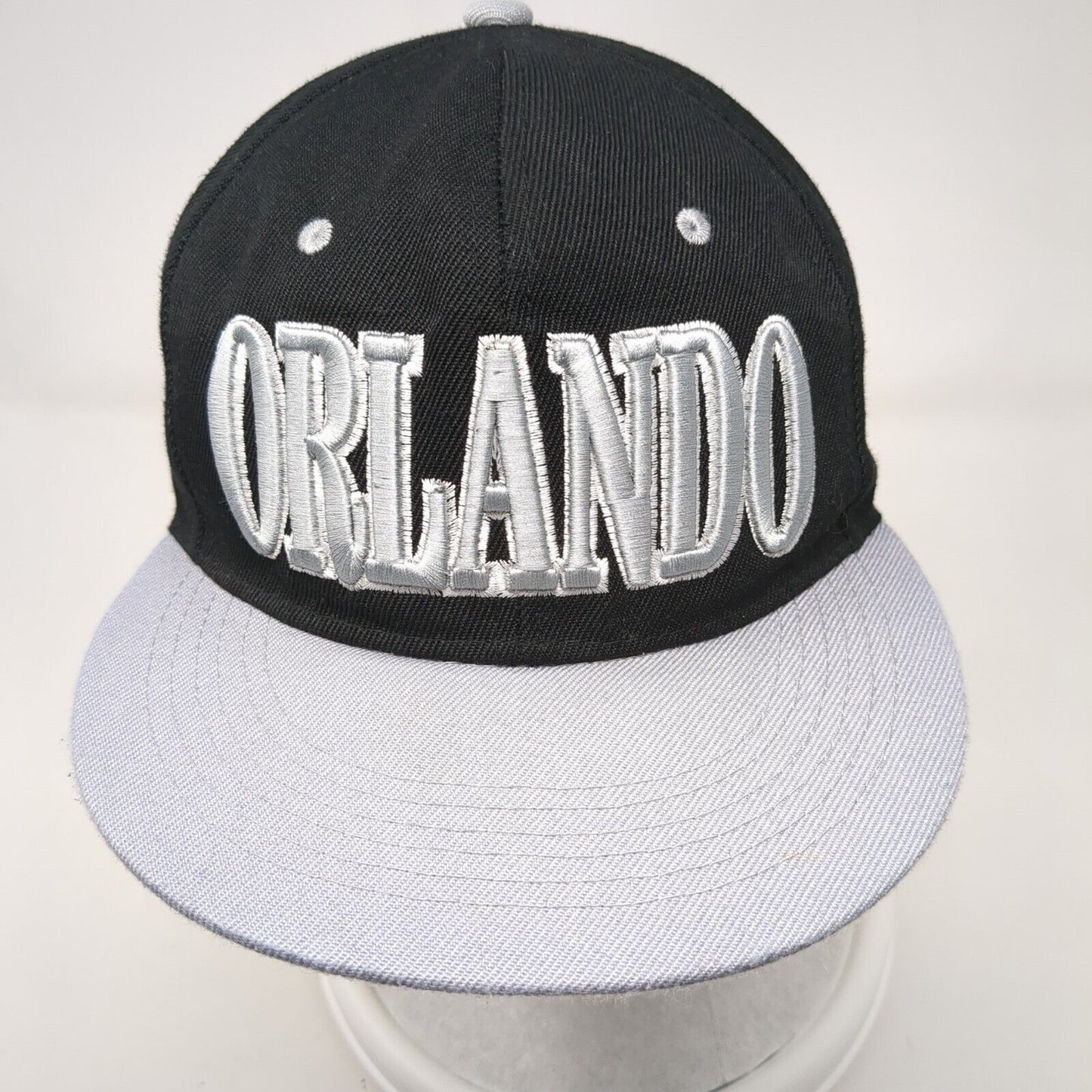 Orlando Florida Snapback Hat Black OSFA Adjustable Embroidered Aly's Trading