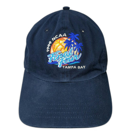 Gear For Sports NCAA 1999 Final Four Tampa Bay Hat Blue Slideback Vintage