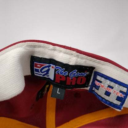 CW Fitted Hat Red Large A-Flex Embroidered 6 Panel Gametek The Game Pro