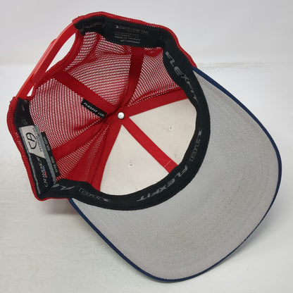 Cap America Waterbird Spirits Baseball Cap White Blue Red OS Snapback Patch