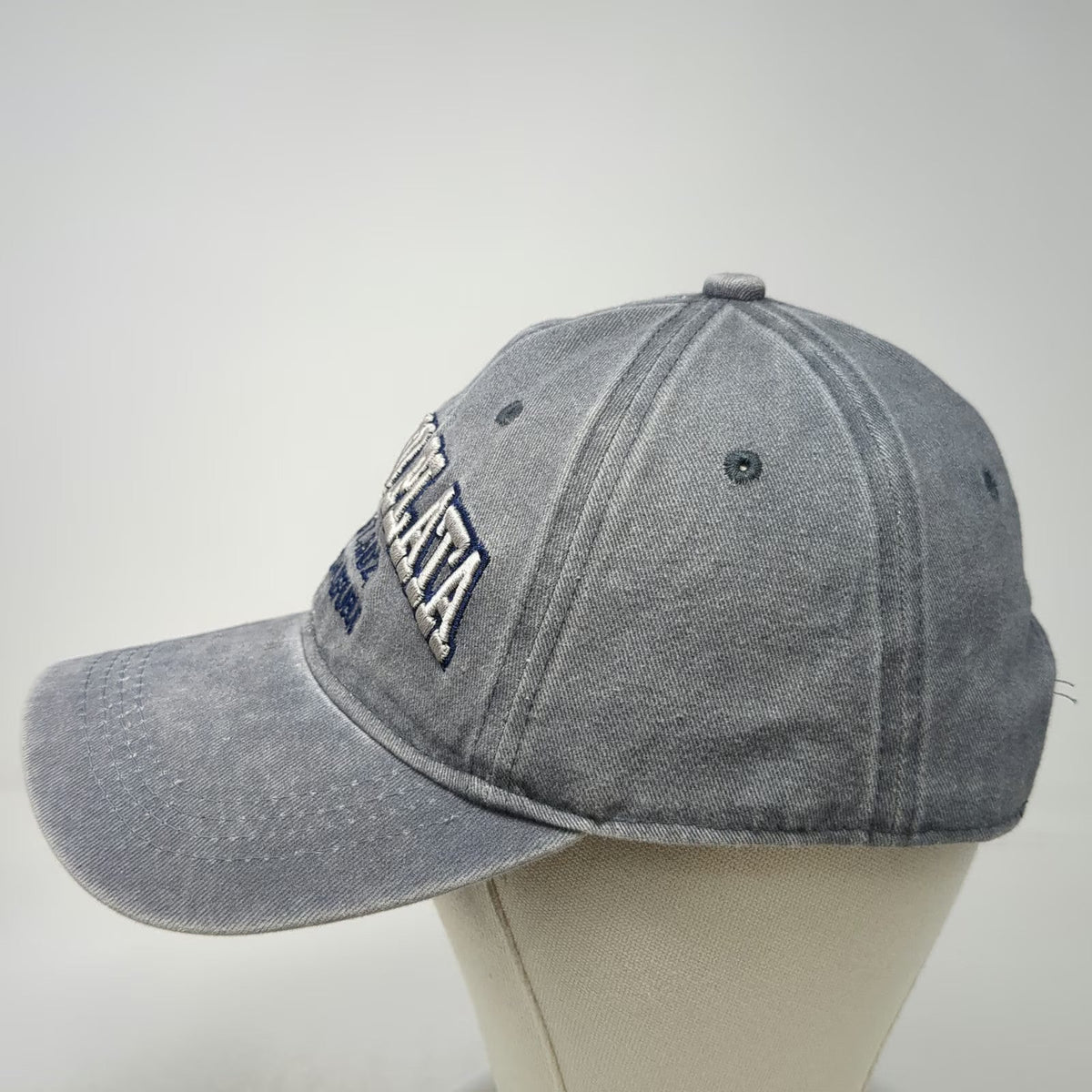 Island Life Puerto Plata Dominican Republic Gray One Size Baseball Cap Hat