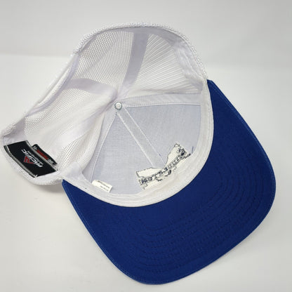 Middleton Snapback Trucker Hat Blue OS Adjustable Mesh Back Pacific Headwear