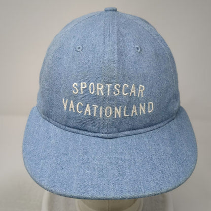 Overcrest Sportscar Vacationland Baseball Cap Hat Blue Denim One Size Adjustable