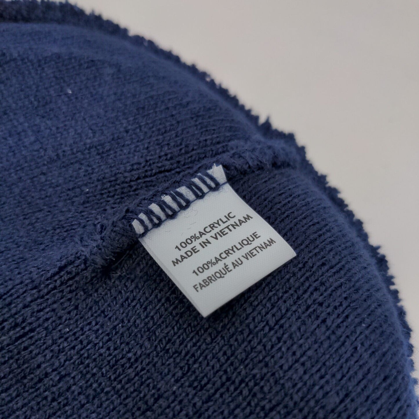 The YMCA Give Gallop Gather Knit Beanie Hat Blue One Size Embroidered