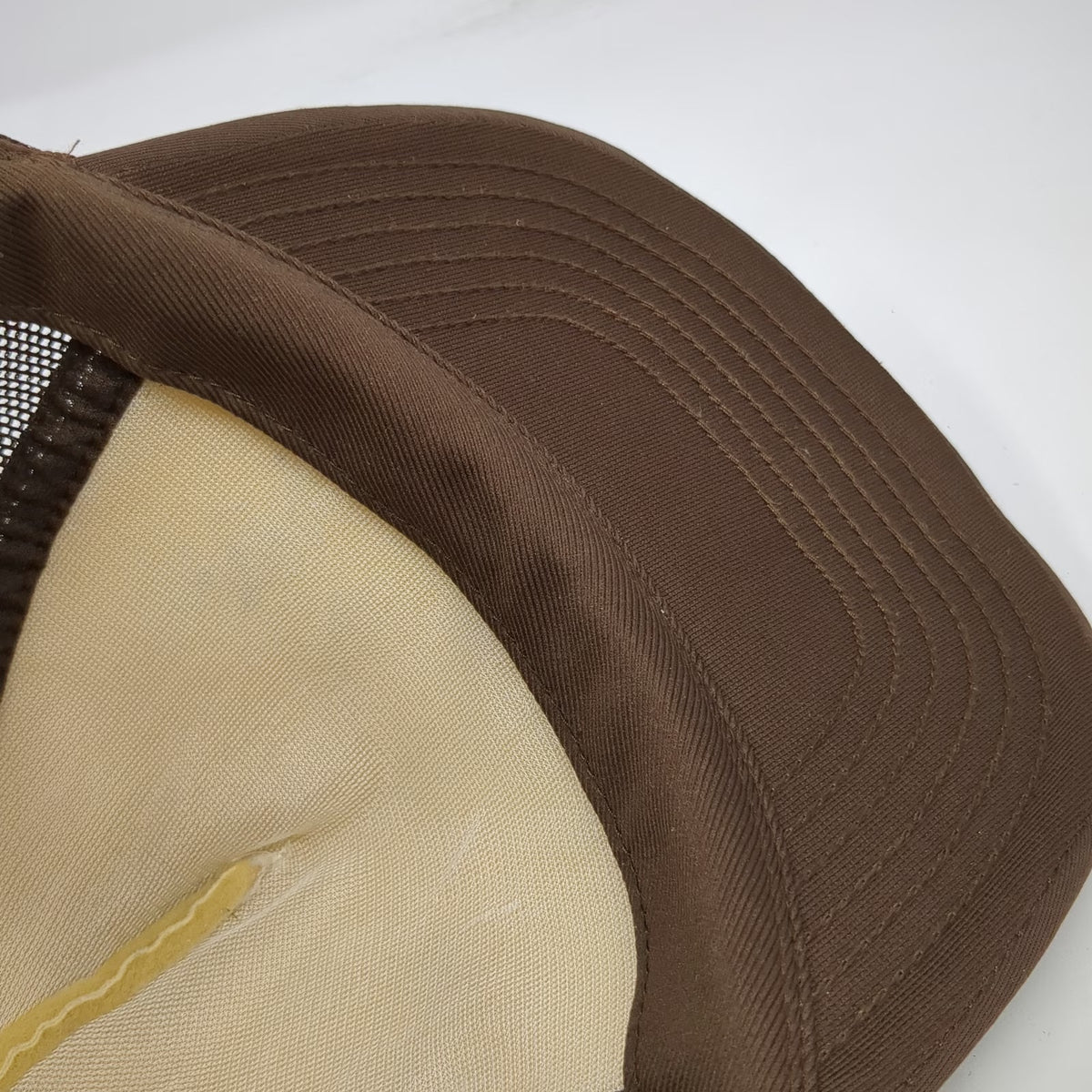 Ducks Unlimited Trucker Hat Brown Vintage Idaho Falls 1984 Mesh Snapback Rope