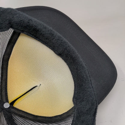 Boneyard Beer Bend OR Snapback Trucker Hat Black OSFM Adjustable Mesh Back Otto
