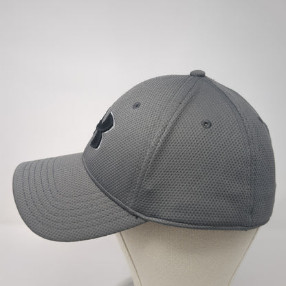 Under Armour Fitted Baseball Cap Gray XL Lightweight Embroidered 6 Panel