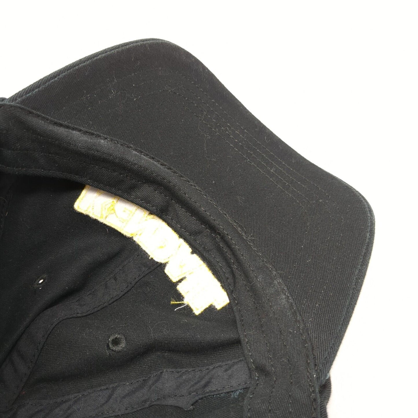 Kendall Slideback Hat Black OSFA Adjustable Embroidered 6 Panel HG