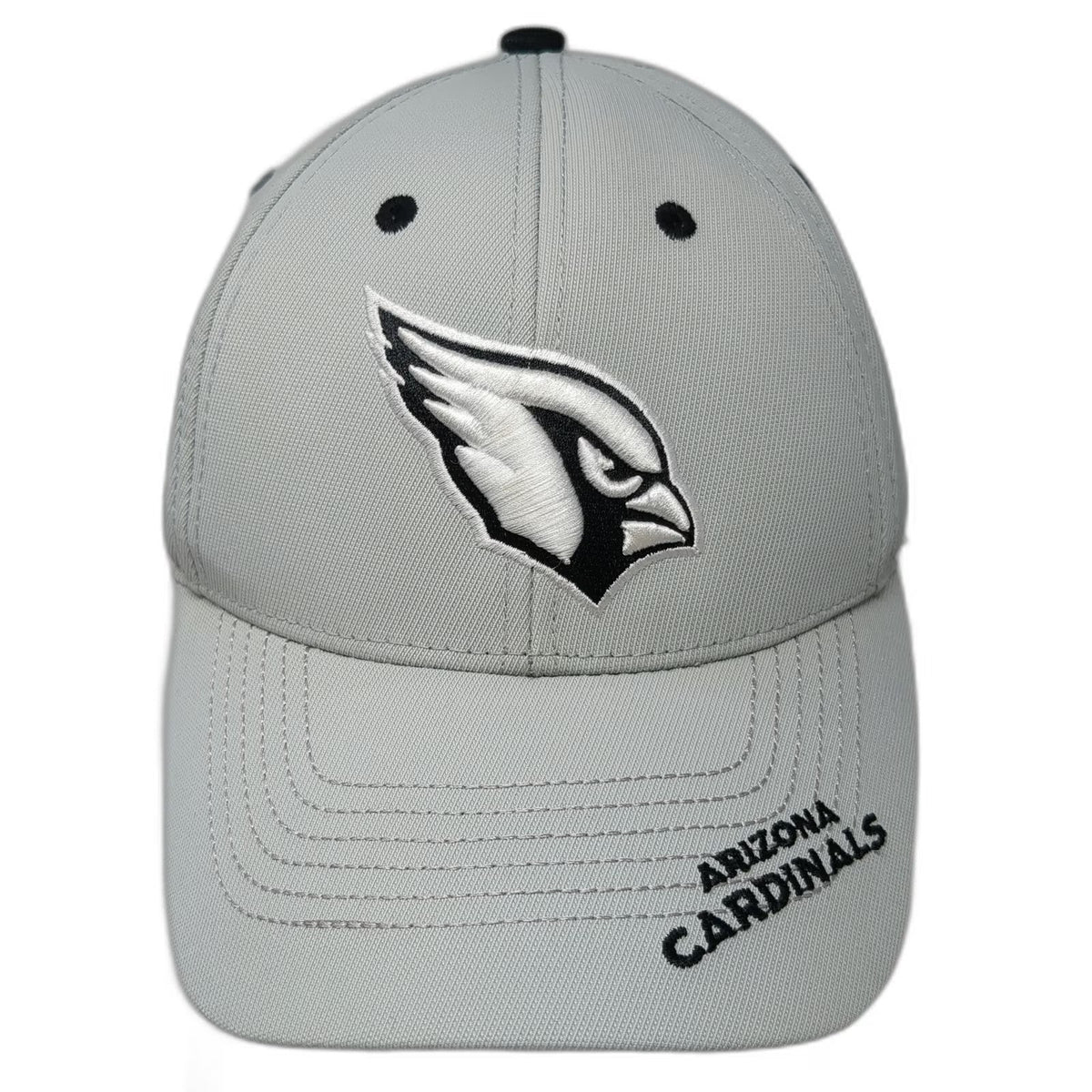 Arizona Cardinals NFL Team Apparel Gray One Size Cap Strapback Embroidered Hat