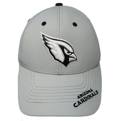 Arizona Cardinals NFL Team Apparel Gray One Size Cap Strapback Embroidered Hat