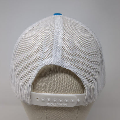 Idaho City Grocery Snapback Trucker Hat Blue OS Adjustable Mesh Back Richardson