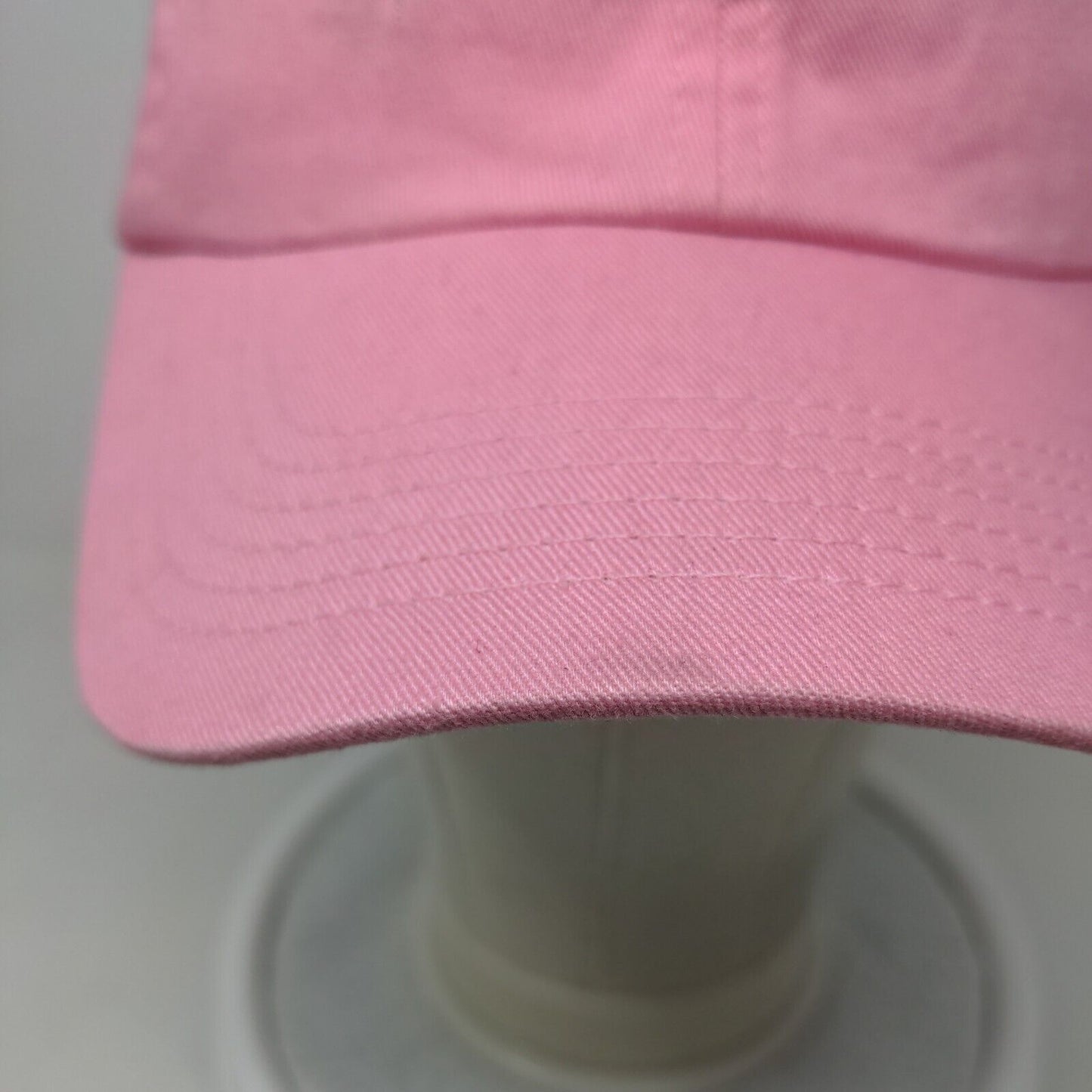 Lake Wawasee Women's Slideback Hat Pink 100% Cotton Embroidered Logo W/Tags