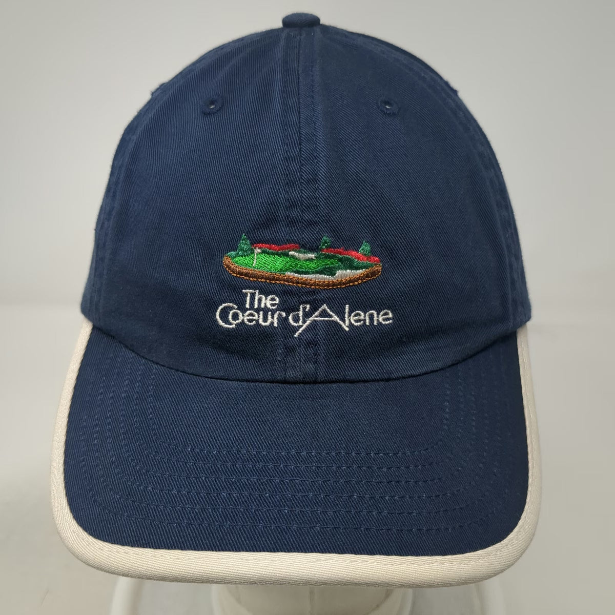 Richardson Baseball Cap Blue OSFM Coeur d'Alene Resort Golf Floating Green Hat
