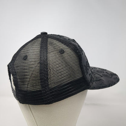 Disney Parks Trucker Hat Black One Size Jack Skellington Holographic Snapback