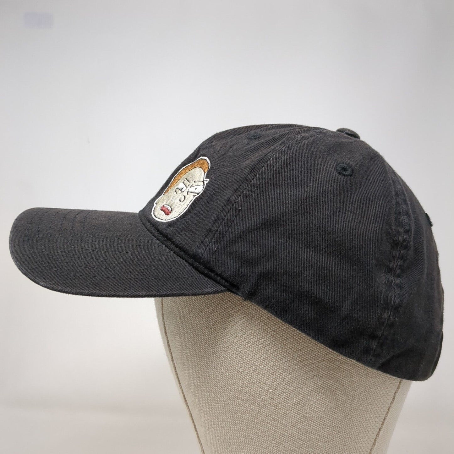 Rick And Morty Slideback Hat Black OSFA Adjustable Embroidered Adult Swim