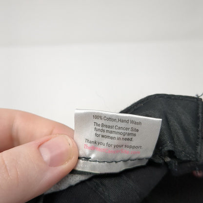 Pink Ribbon Slideback Hat Black One Size The Breast Cancer Site 6 Panel