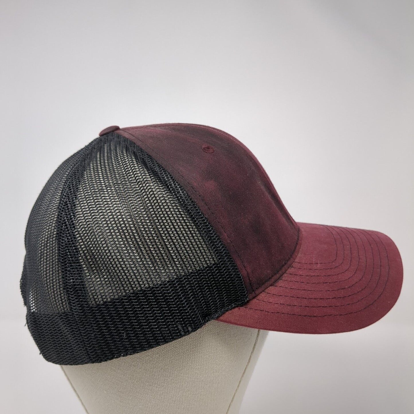 K&L Grading LLC Snapback Trucker Hat Red One Size Adjustable Mesh Richardson