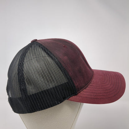 K&L Grading LLC Snapback Trucker Hat Red One Size Adjustable Mesh Richardson