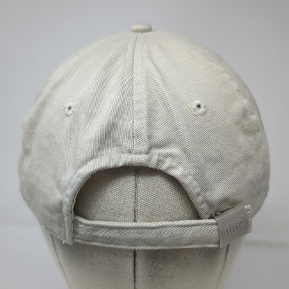 B.U.M. Equipment Baseball Cap Beige One Size Embroidered Logo Slideback Trim Hat