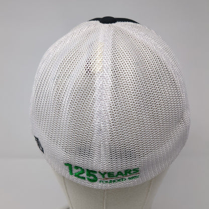 Scoular Fitted Mesh Back Trucker Hat Black 6 7/8-7 3/8 Pacific Headwear