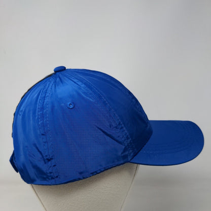 Unbranded Strapback Hat Blue One Size Adjustable Solid Vent Holes Blank