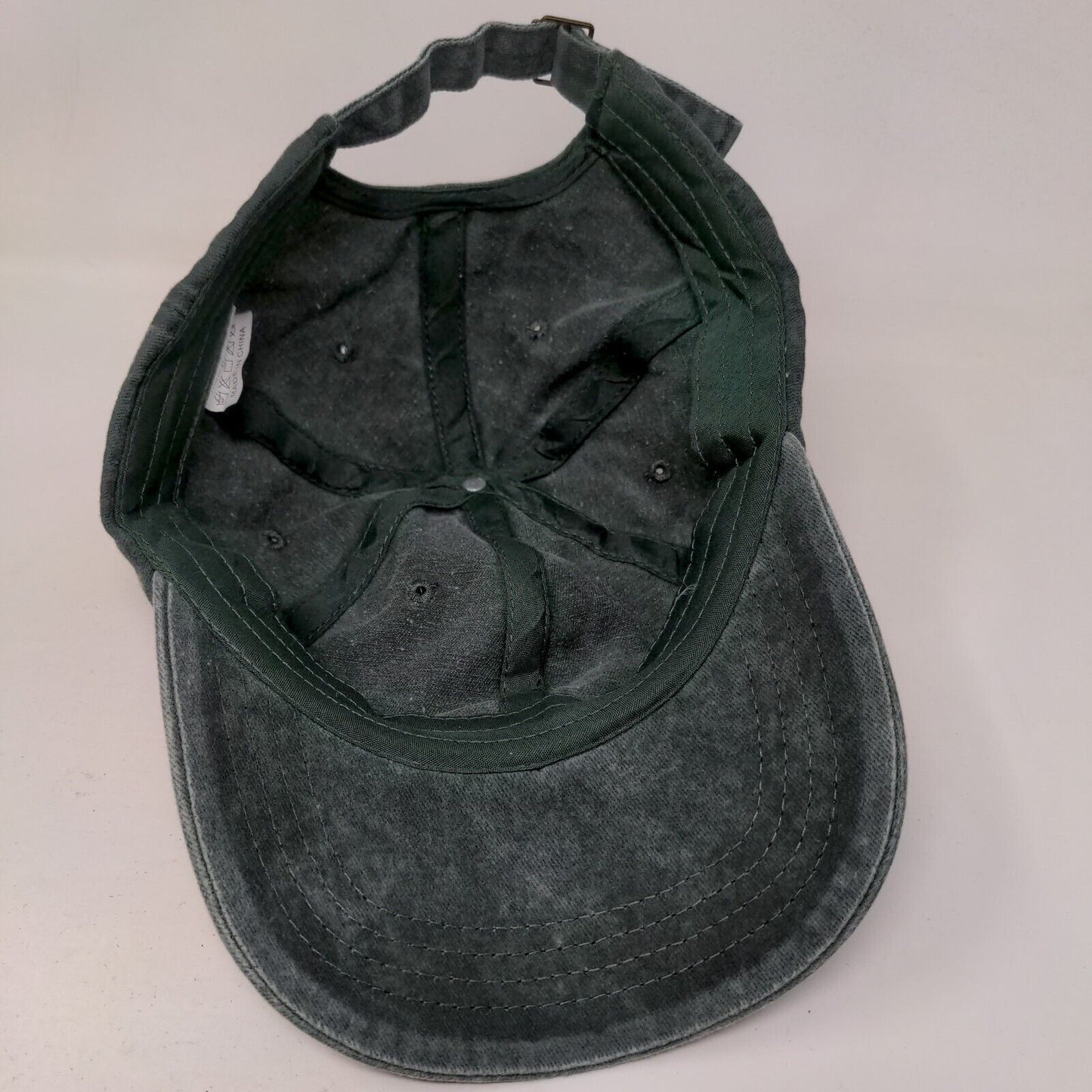 Just Breathe Dandelion Slideback Hat Gray One Size Adjustable