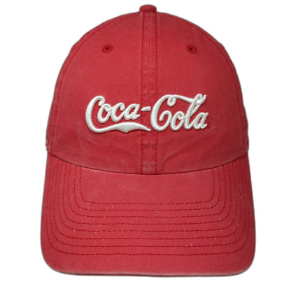 American Needle Baseball Cap Red One Size Coca-Cola Script Logo Slideback Hat