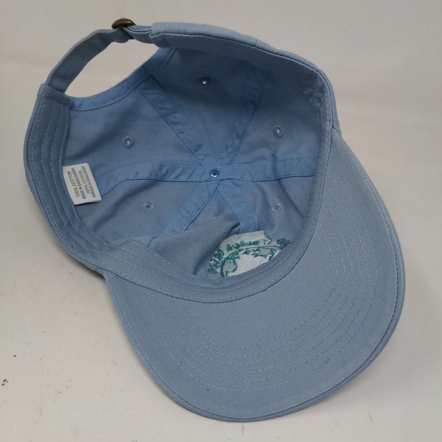 Unbranded Men's Slideback Hat Blue Adjustable Keep It Blue & Green Environment