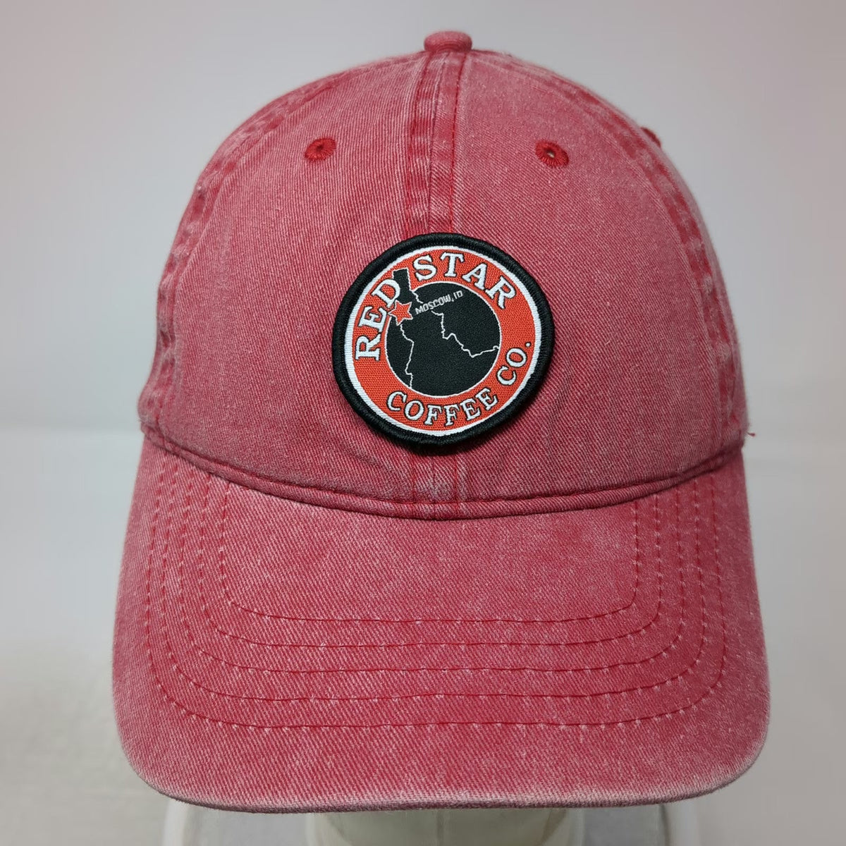 Red Coffee Co Moscow Idaho Star Logo Baseball Cap One Size Strapback Patch Hat