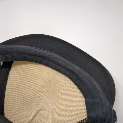 Idaho Freeride Snapback Trucker Hat Black One Size Mesh Back District