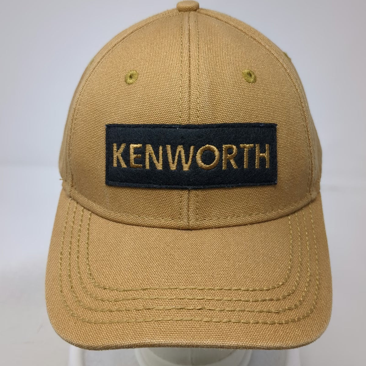 Kenworth Baseball Cap Brown One Size Strapback Cotton Patch Trucking Logo Hat