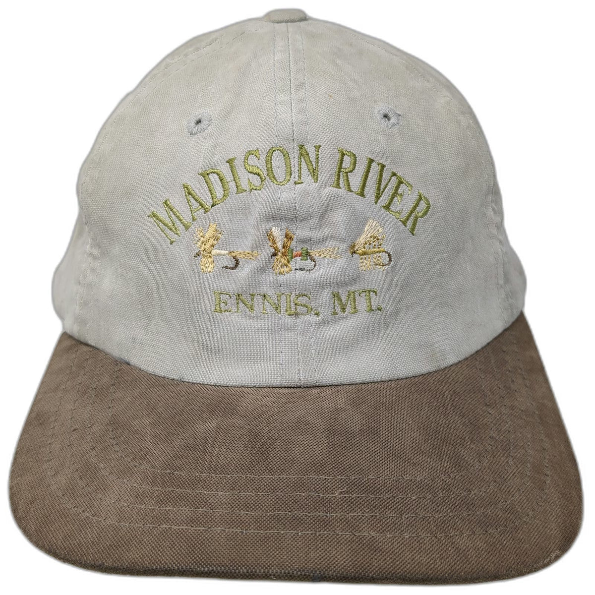 Imperial Baseball Cap Beige Brown One Size Madison River Ennis MT Fly Fishing