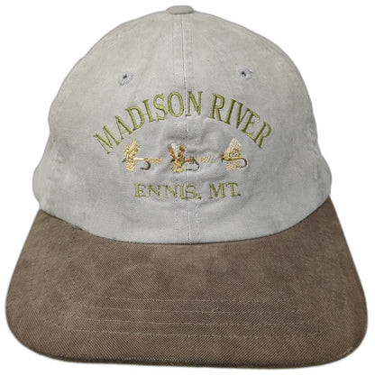 Imperial Baseball Cap Beige Brown One Size Madison River Ennis MT Fly Fishing