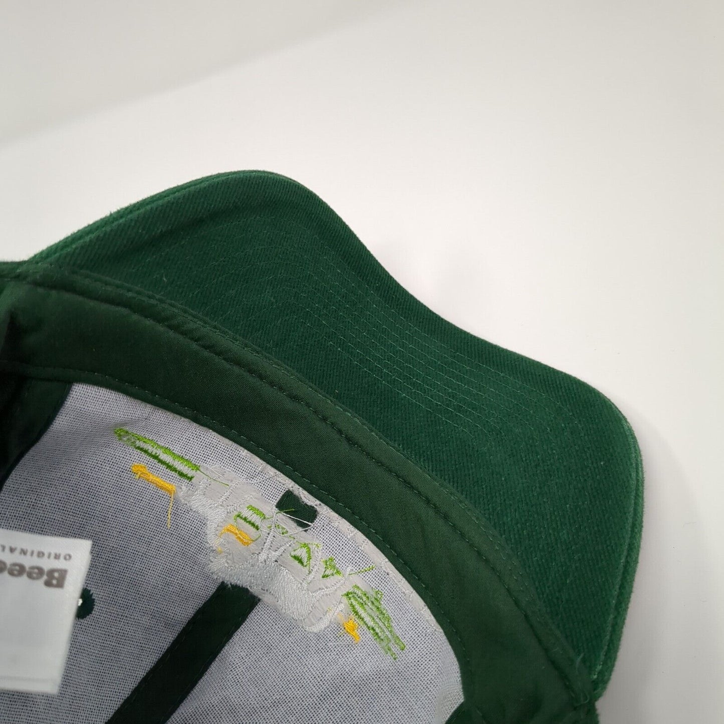 Irish National Stud Slideback Hat Green OS Adjustable Embroidered Beechfield