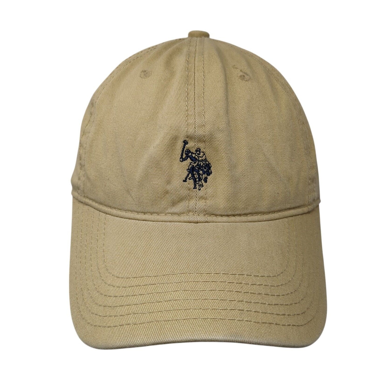 US Polo Assn. Slideback Baseball Cap Brown One Size Adjustable Embroidered