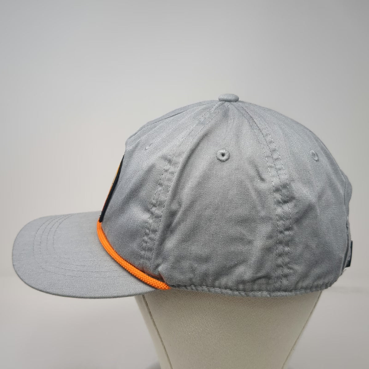 Rep Your Wild 5 Panel Gray One Size Rope Snapback Antler Patch Outdoor Hat