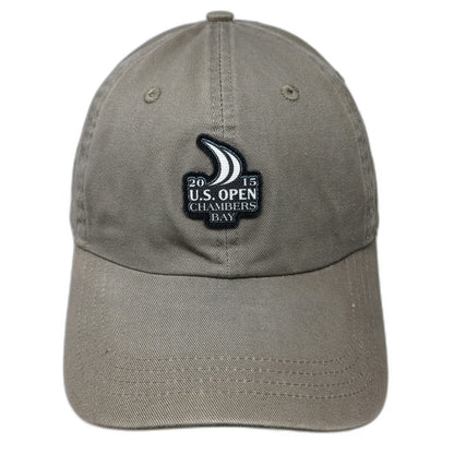 Ahead Baseball Cap Brown One Size 2015 U.S. Open Chambers Bay Golf Hat Slideback